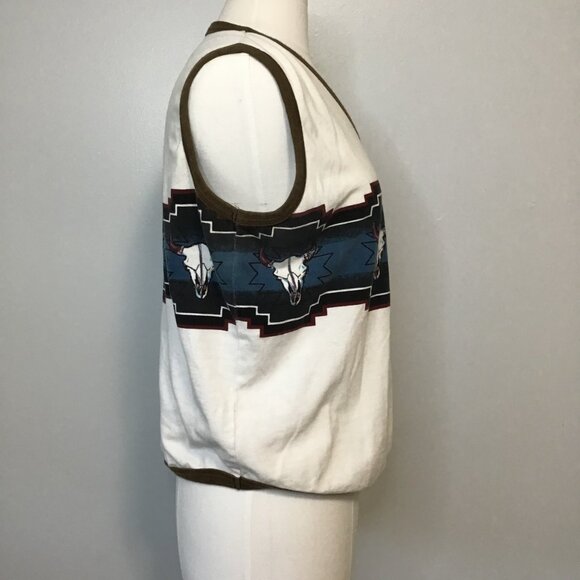 Cumberland Outfitters Western Graphic Sleeveless Top Size XL - Picture 2 of 12